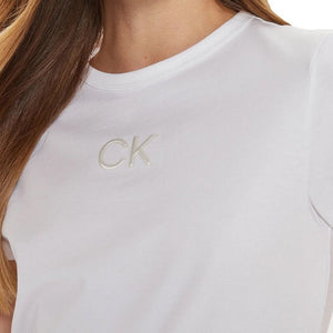 Satin Ck Slim T-Shirt Bright White / L