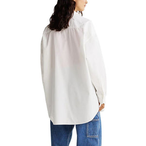 Tjw Ovs Badge  Poplin Shirt Ext Ecru / L