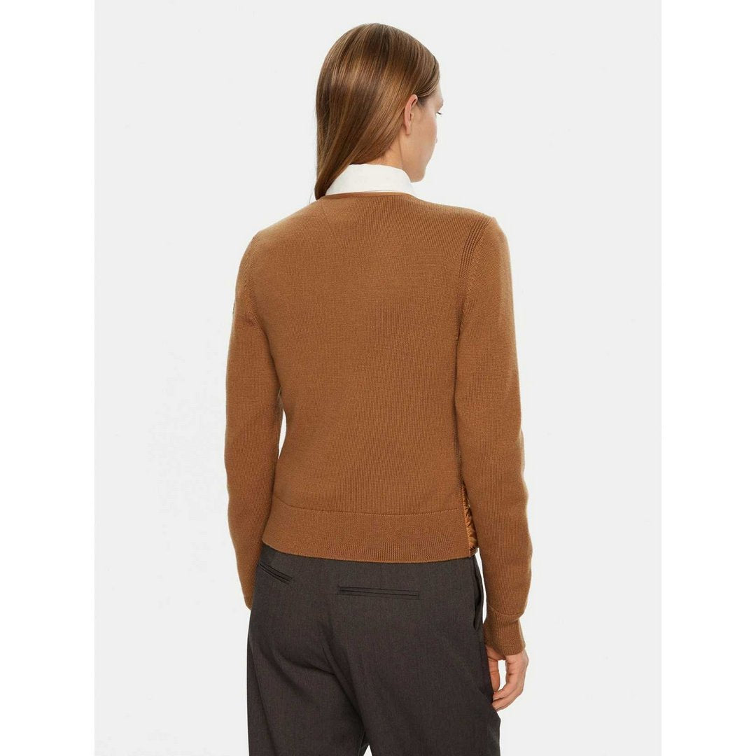 Ul Down Knit Mix Jkt Hickory / L