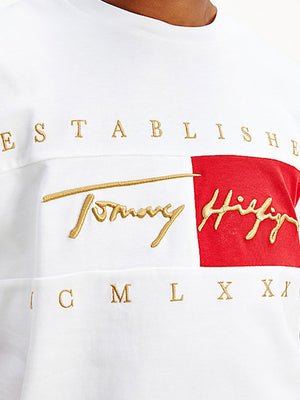 Signature Flag Relax White / L