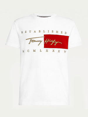 Signature Flag Relax White / L