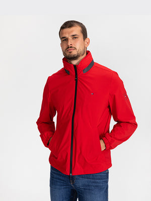 Stand Collar Jacket Primary Red / L