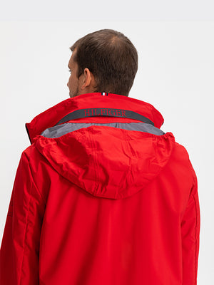 Stand Collar Jacket Primary Red / L