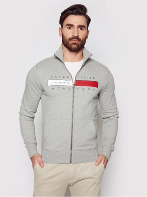 Global Hilfiger Zip Medium Grey Heather / L