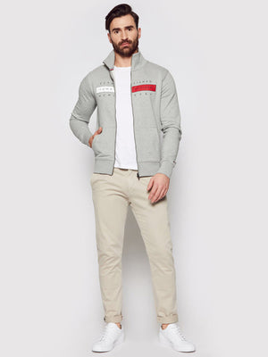 Global Hilfiger Zip Medium Grey Heather / L