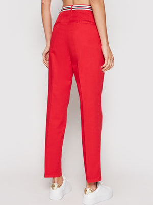 Co Tencel Chino Slim Primary Red / R40