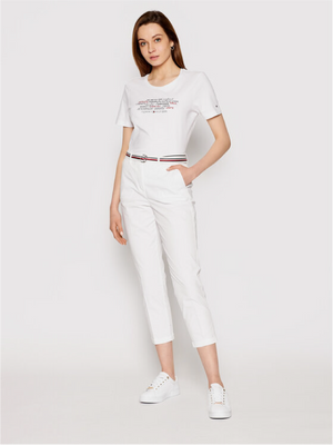 Co Tencel Chino Slim White / R40