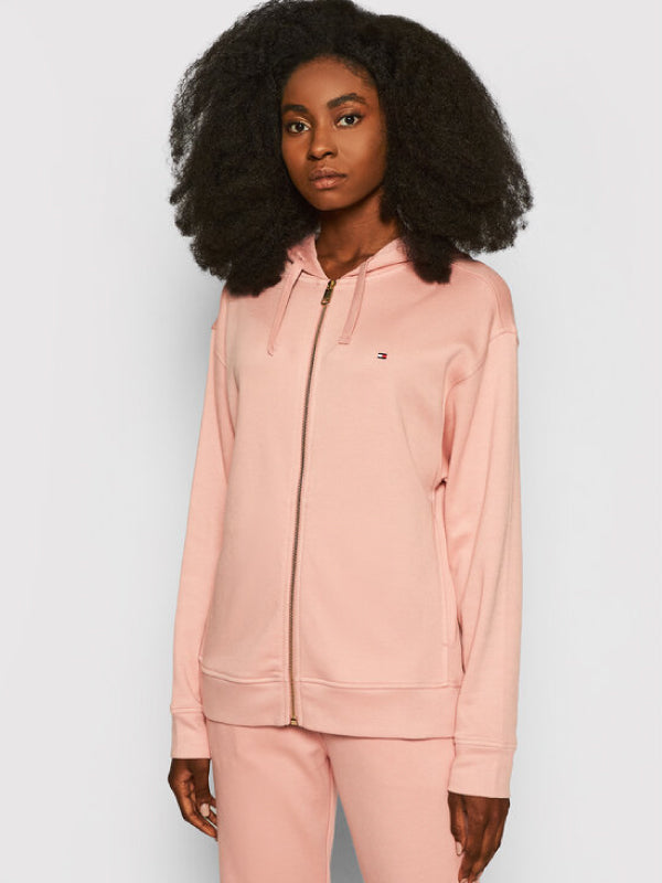 Relaxed Zip-Through Soothing Pink / L
