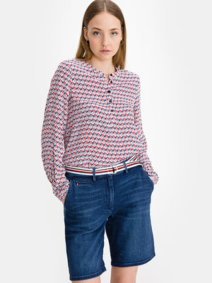 Viscose Cdc Popover Th Monogram/ Primary Red / 42