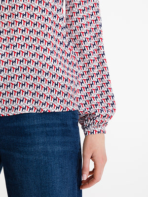 Viscose Cdc Popover Th Monogram/ Primary Red / 42