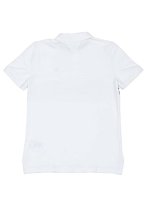 Flag Insert Polo S/S Bright White / 10