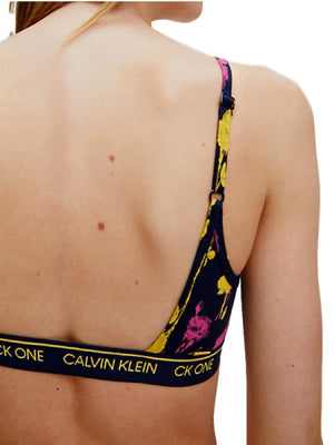 Unlined Bralette SWEET ROSIE PRINT_SHORELINE / L