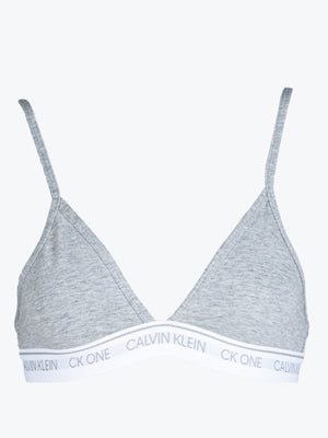 Unlined Triangle GREY HEATHER / L