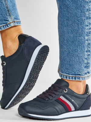 Tommy Leather Low Runner Desert Sky / 41