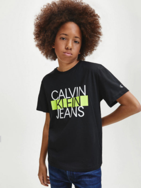 Institutional Block T-Shirt CK Black / 10