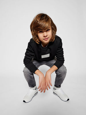 Reflective Ck Badge Sweatshirt CK Black / 10