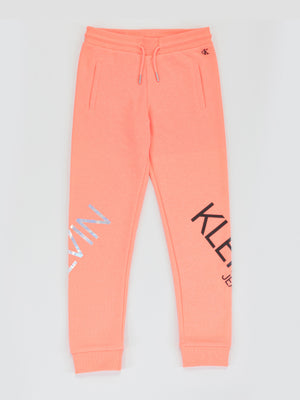 Hero Logo Sweatpants Fiery Coral / 10