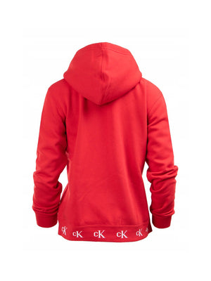 Ck Logo Trim Zip-Through Red Hot / L