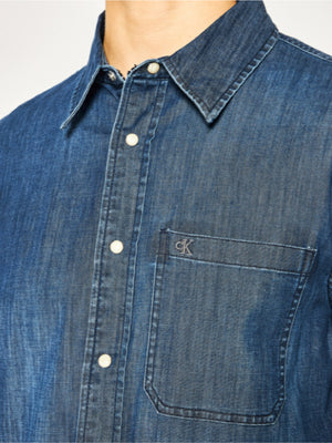 1 Pkt Shirt DA041 DARK BLUE / L