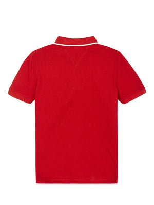Badge Polo S/S Deep Crimson 106-880 / 10