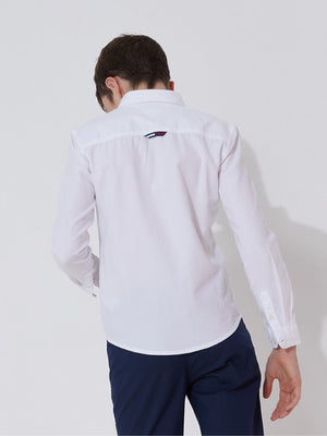 Overdye Dobby Shirt L/S White / 12