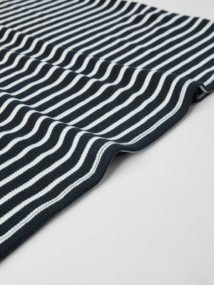 Collar Detail Polo Dress S/S Twilight Navy/ White / 4