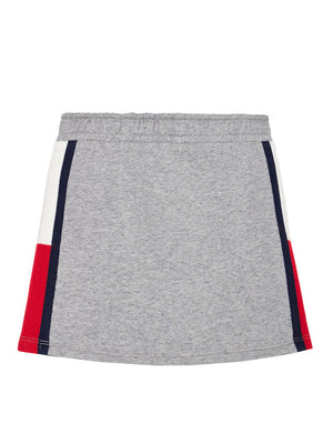 Rib Insert Skirt Mid Grey Htr / 10