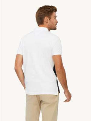 Gs Insert Colorblock Slim Polo WHITE / MULTI / L