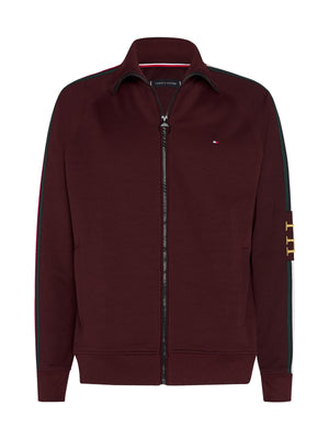 Th Monogram Zip Through Deep Burgundy / L