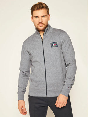Icon Essentials Zip Through Dark Grey Heather / L