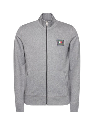 Icon Essentials Zip Through Dark Grey Heather / L
