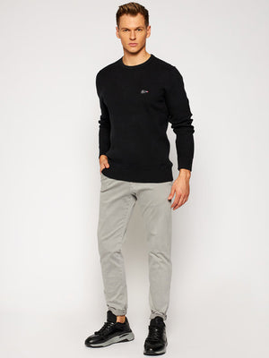 2 Mb Driving Crew Neck Black / L