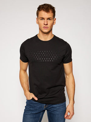 2 Mb Tristar Print Tee Black / L