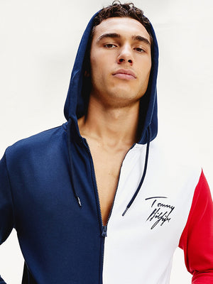 Fz Color Block Hoodie Navy Blazer / XL
