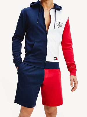 Fz Color Block Hoodie Navy Blazer / XL