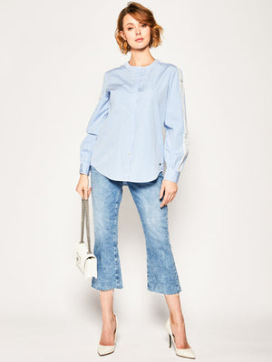 Mayla Shirt Ls W3 YD WE STP / COPENHAGEN BLUE / 42