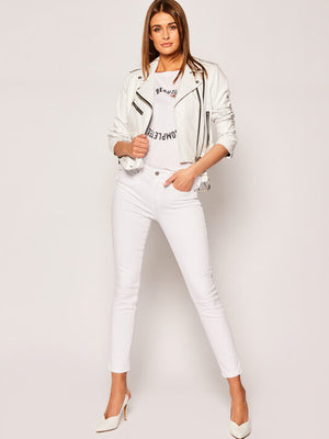 Como Skinny Rw A Clr WHITE / 3028