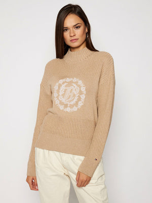 Matt&Shine Mock-Nk Sweater Ls Trench / L