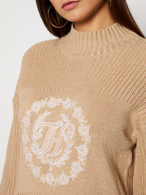 Matt&Shine Mock-Nk Sweater Ls Trench / L