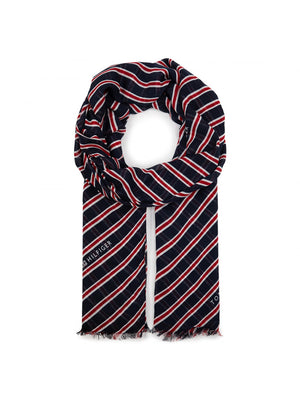Regimental Stripes Print Scarf Corporate / OS