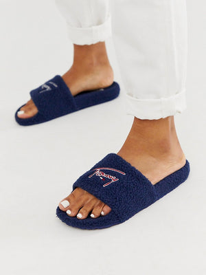 Signature Teddy Slide Black Iris / 41