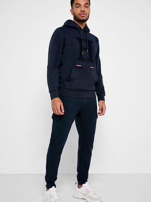 Mixed Media Sweatpants SKY CAPTAIN / L