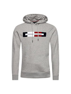 Hilfiger Logo Hoody CLOUD HEATHER / L