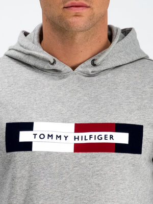 Hilfiger Logo Hoody CLOUD HEATHER / L