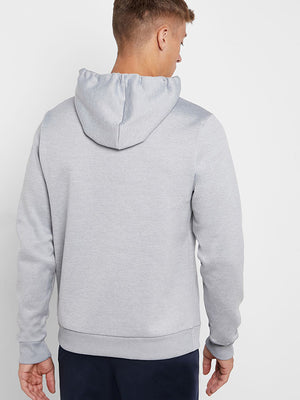 Graphic Flag Fleece Hoody Grey Heather / XL
