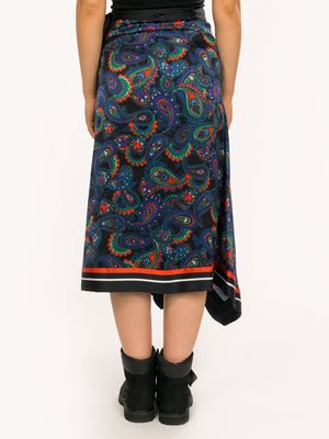 Blake Wrap Skirt PAISLEY BORDER / 10
