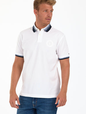 Dip Dye Regular Polo White / L