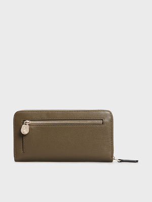 Z/A Wallet Lg Saffia Winter Moss / OS