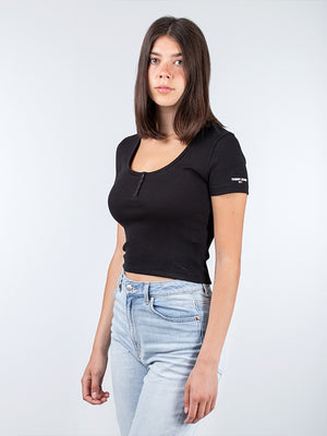 Tjw Regular Rib Henl Black / L