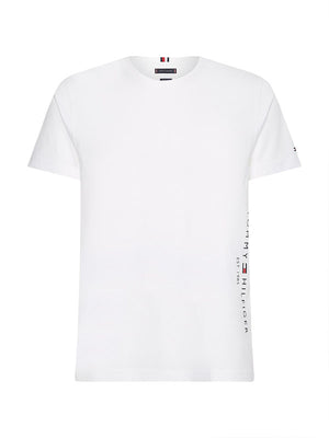 Tommy Flag Side Tee White / L